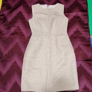 Kate Spade Cream Sleeveless Sheath Dress